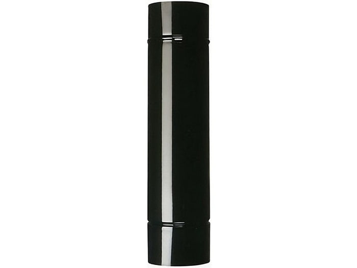 tubo per stufa a legna porcellanato classic col. nero ï cm. 12x100 cod:ferx.vit54964