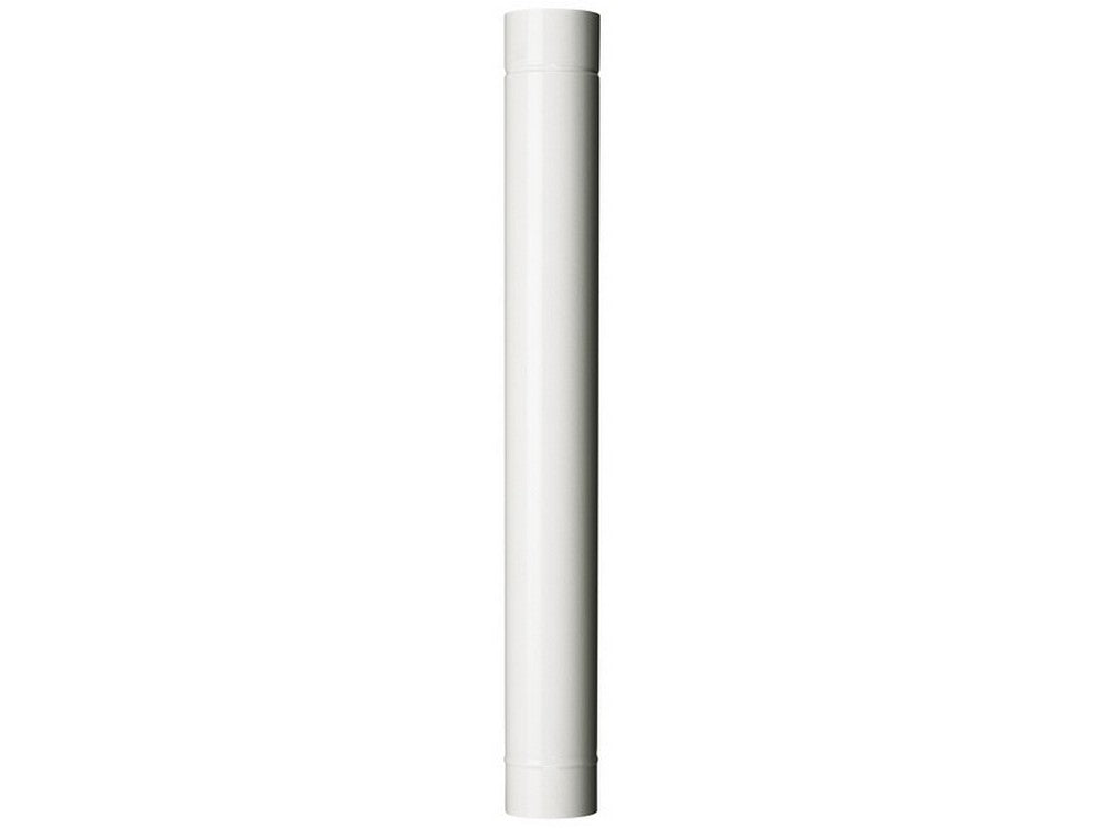 tubo per stufa a legna porcellanato classic col. bianco ï cm. 12x 25 cod:ferx.vit54917