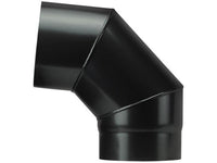 gomito 90¦ per stufa a legna porcellanato plus light col. nero opaco ï cm. 15 cod:ferx.vit55086