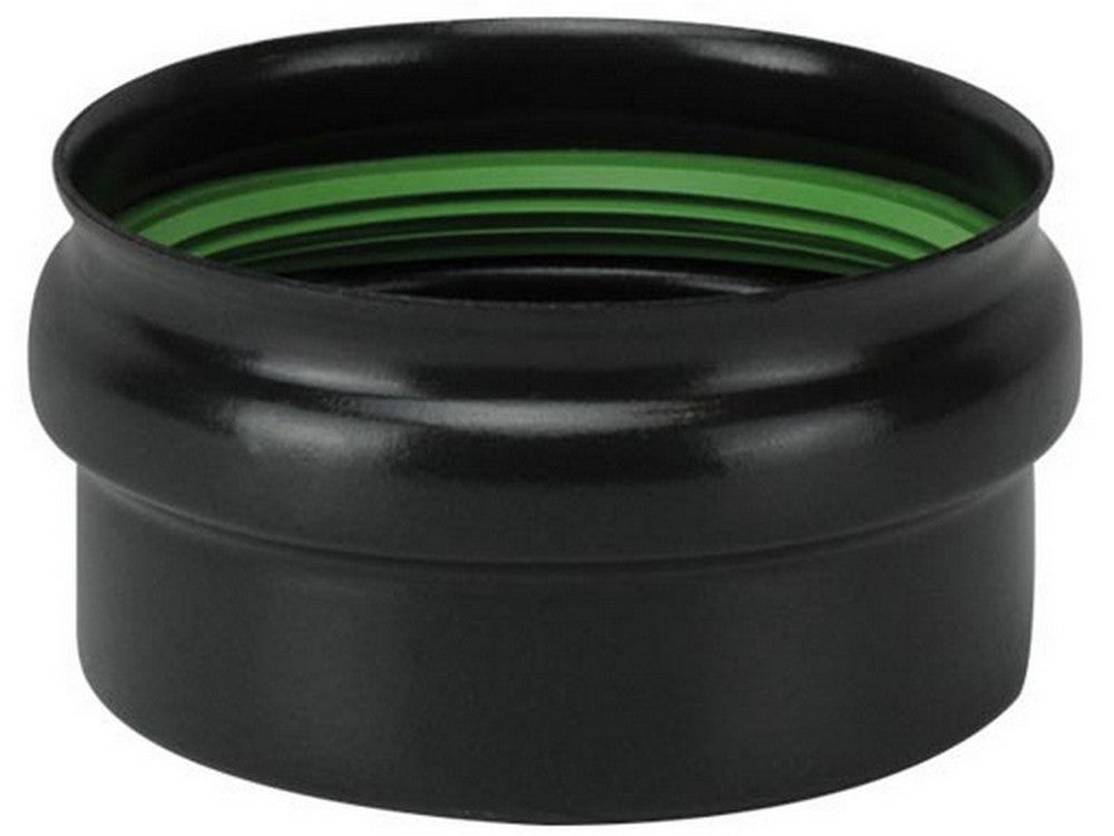 tappo per deviazione a t per stufa a pellet light senza guarnizione col. nero opaco ï cm.10 cod:ferx.vit55047