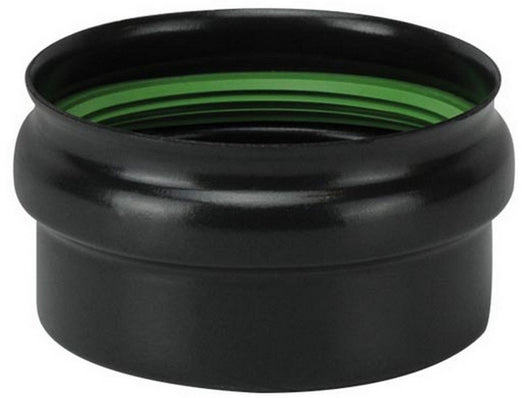 tappo per deviazione a t per stufa a pellet light senza guarnizione col. nero opaco ï cm.10 cod:ferx.vit55047