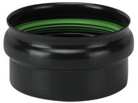 tappo per deviazione a t per stufa a pellet light senza guarnizione col. nero opaco ï cm. 8 cod:ferx.vit54719