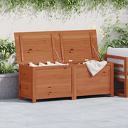 Scatola Cuscini Marrone 150x50x56 cm in Legno Massello di Abete cod mxl 66474
