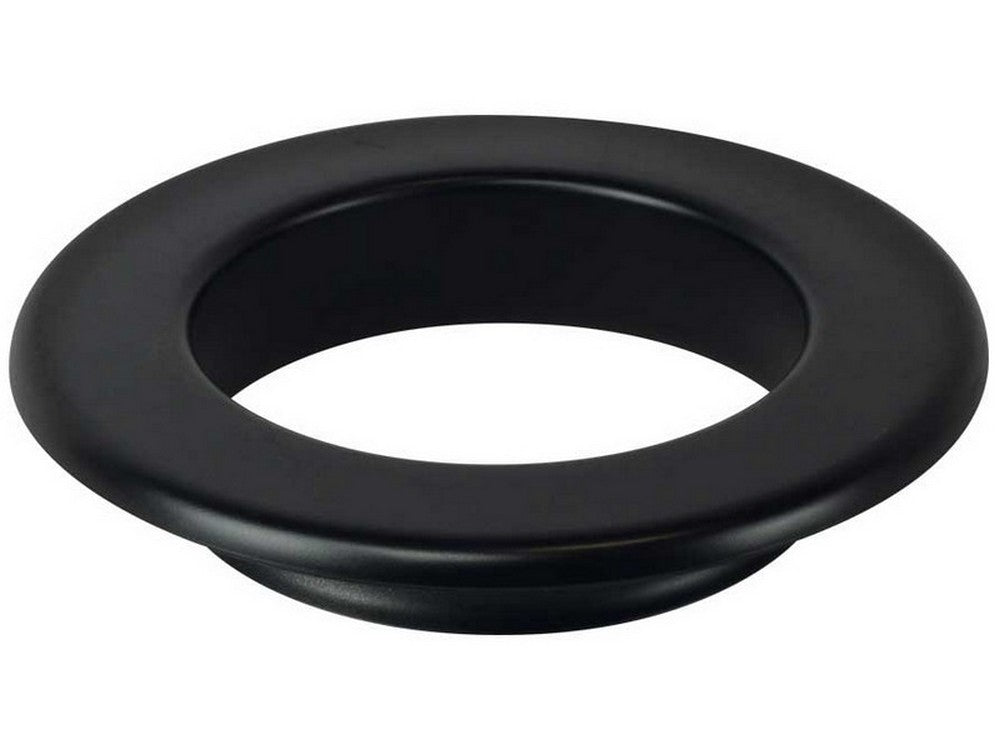 rosone da parete per stufa a legna porcellanato plus light col. nero opaco ï cm. 12 cod:ferx.vit55088