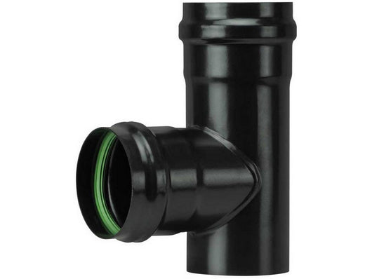 raccordo a t per stufa a pellet light (f/f) senza guarnizione col. nero opaco ï cm. 10 cod:ferx.vit55061