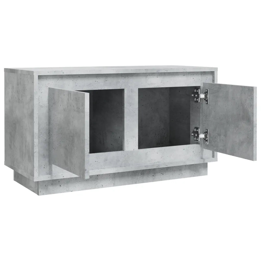 Mobile TV | Armadietto TV | Mobile Porta TV Grigio Cemento 80x35x45 cm in Legno Multistrato
