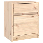 Comodino-Tavolino da notte 40x31x50 cm in Legno Massello di Pino