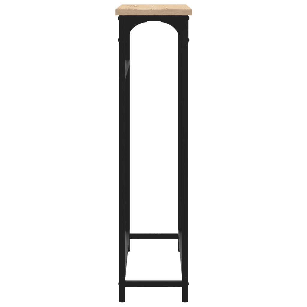 Tavolo Consolle | Tavolo d'Ingresso Rovere Sonoma 75x19,5x75 cm Legno Agglomerato
