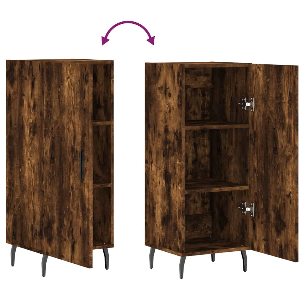 Buffet credenza cassettiera armadio mobile contenitore organizer per cucina soggiorno salotto 34,5 x 34 x 90 cm legno ingegnerizzato marrone 02_0030896