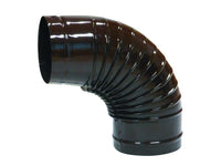 gomito a 90¦ per stufa col. marrone ï cm.13 cod:ferx.vit2818