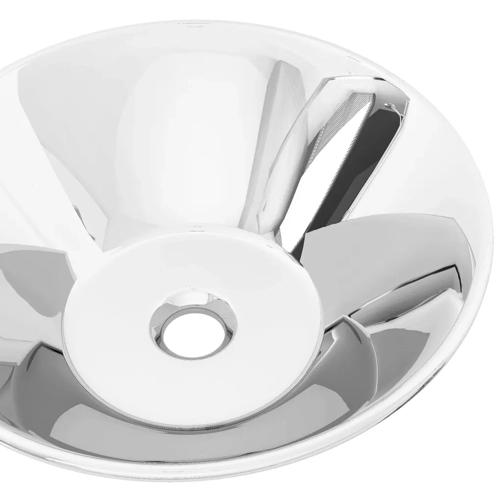 Lavandino 42x14 cm in Ceramica Argento 143493