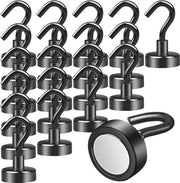 20 pezzi di Magneetti ad Attacco Extra Resistenti con Magnetici Neodymium - 15 kg di Capacità di Sollevamento, 20 mm di Attacco Magnetico per Cucina, Garage e Altro