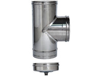 raccordo a t inox aisi 316l per stufe + tappo ï cm.10 fem/fem/mas cod:ferx.vit45796