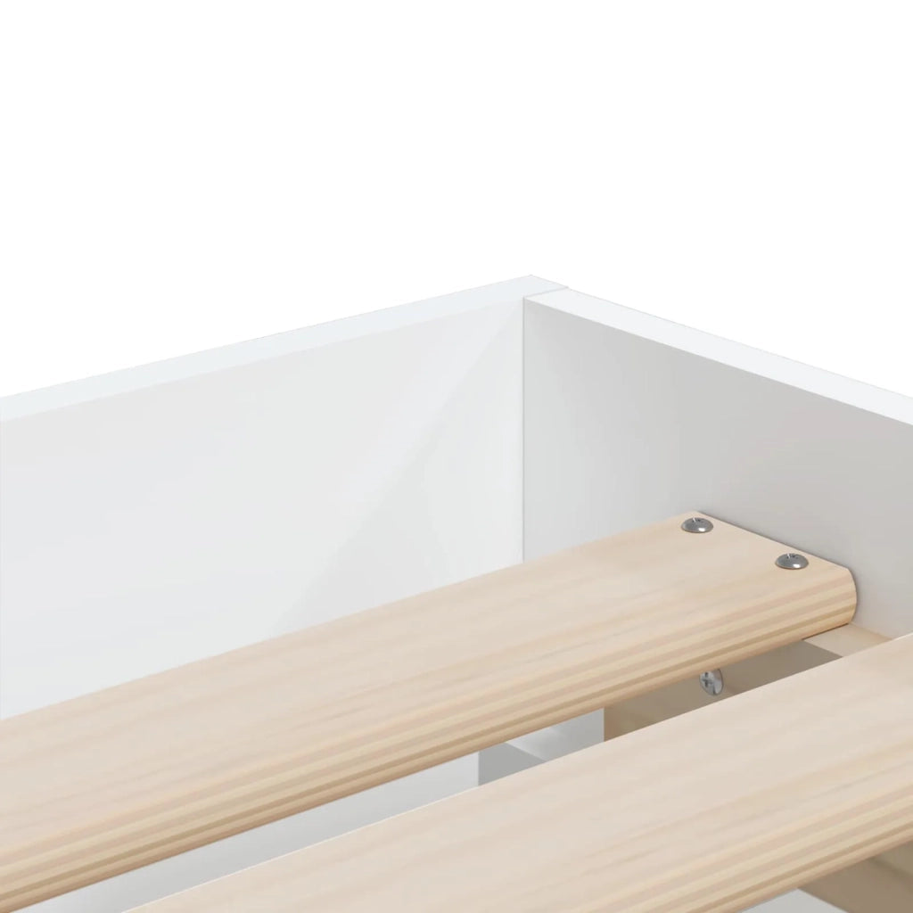 Telaio del letto con storage con cassetto Bianco 80 x 200 cm 3429605