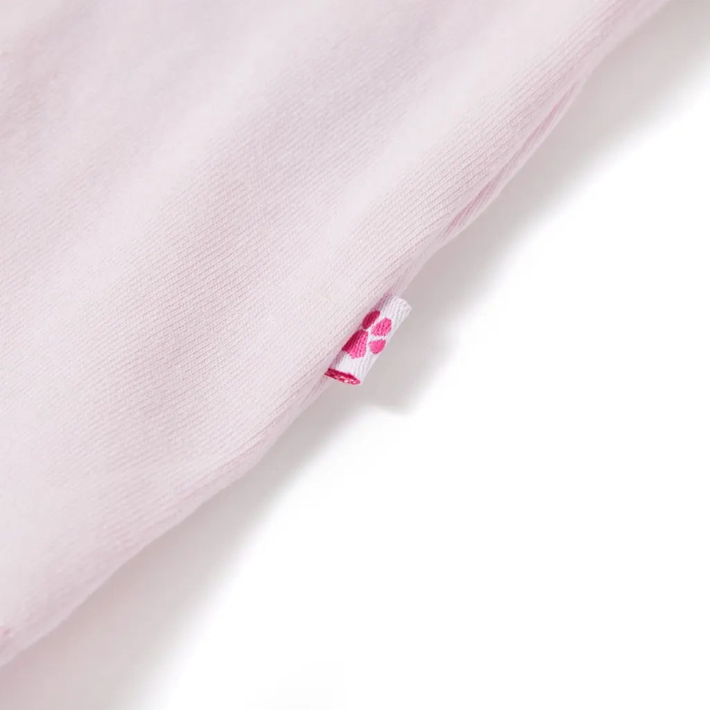 Maglietta da Bambina Maniche Aletta Rosa Tenue 116