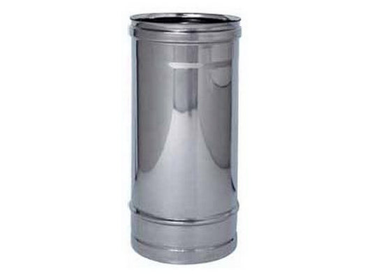 tubo inox aisi 304 per stufa ï cm. 8x100 cod:ferx.vit41333