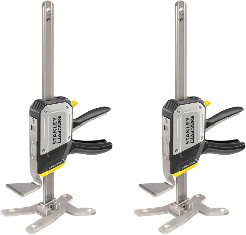 FATMAX TradeLift Utensile multifunzionale per il sollevamento e la tenuta (fino a 150 kg), il livellamento (2,5 mm) e la distensione (fino a 220 mm) (confezione doppia), FMHT83552-1