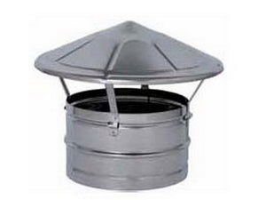 fumaiolo fisso cinesino tondo (attacco maschio) ï cm. 30 cod:ferx.vit41301