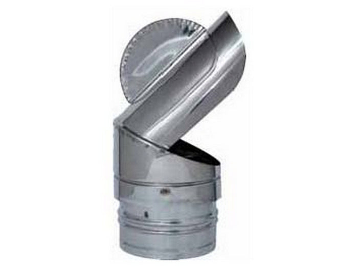 fumaiolo girevole pappagallo zincato tondo (attacco maschio) ï cm. 20 cod:ferx.vit2843