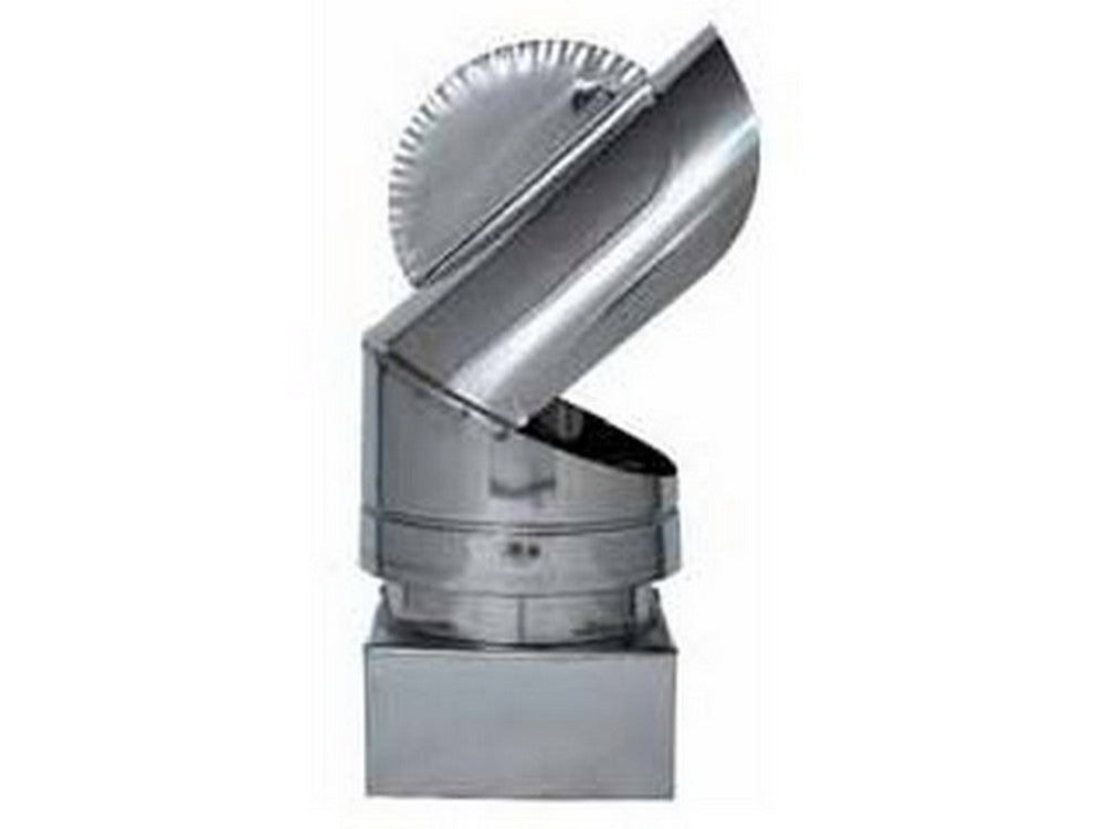 fumaiolo girevole pappagallo zincato quadrato cm. 25x25 cod:ferx.vit5115