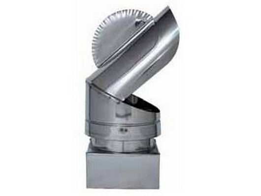 fumaiolo girevole pappagallo zincato quadrato cm. 25x25 cod:ferx.vit5115