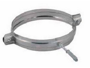 collare inox per tubi vite e tassello ï cm.20 cod:ferx.vit41320