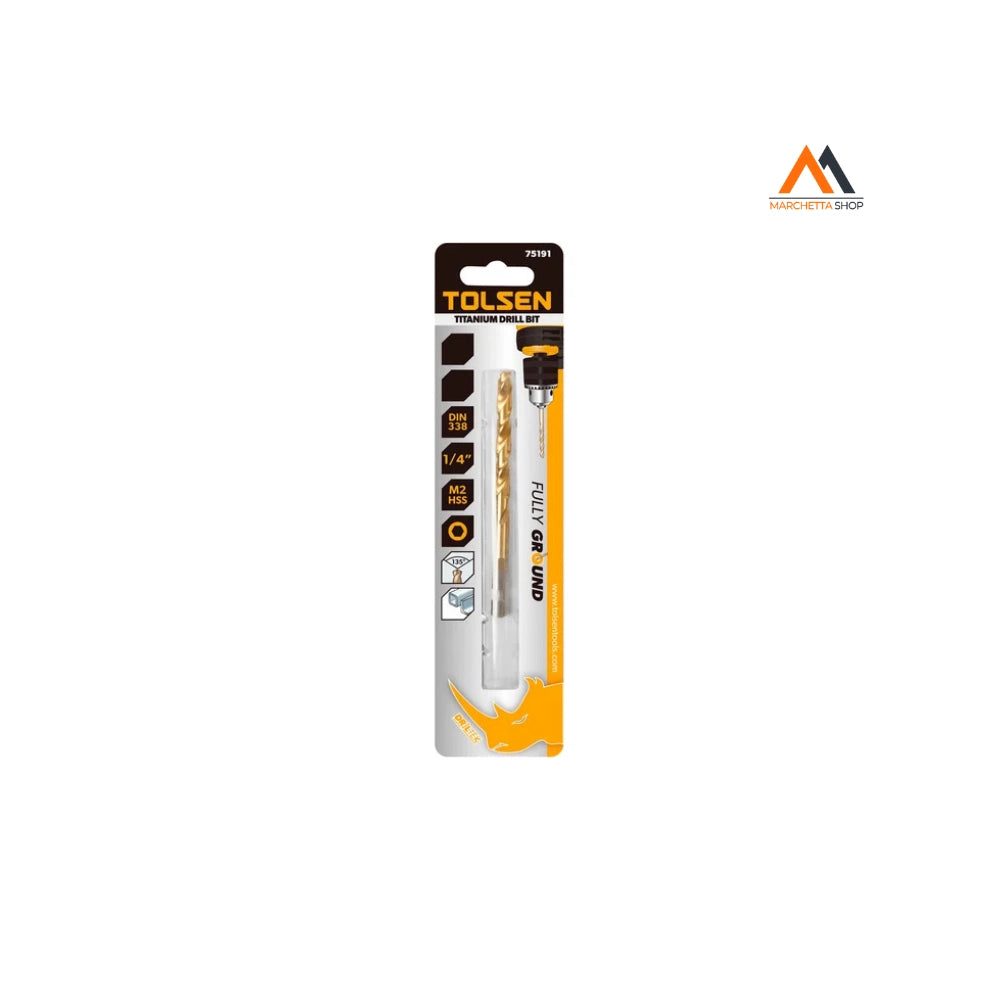 PUNTA ATTACCO ESAGONALE 1/4"" HSS PER FERRO 10.0X133MM