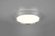 CLARIMO H2O PLAFONIERA LED 18W 1850lm, 3000K BORDO CROMO IP44 D.33CM DA BAGNO
