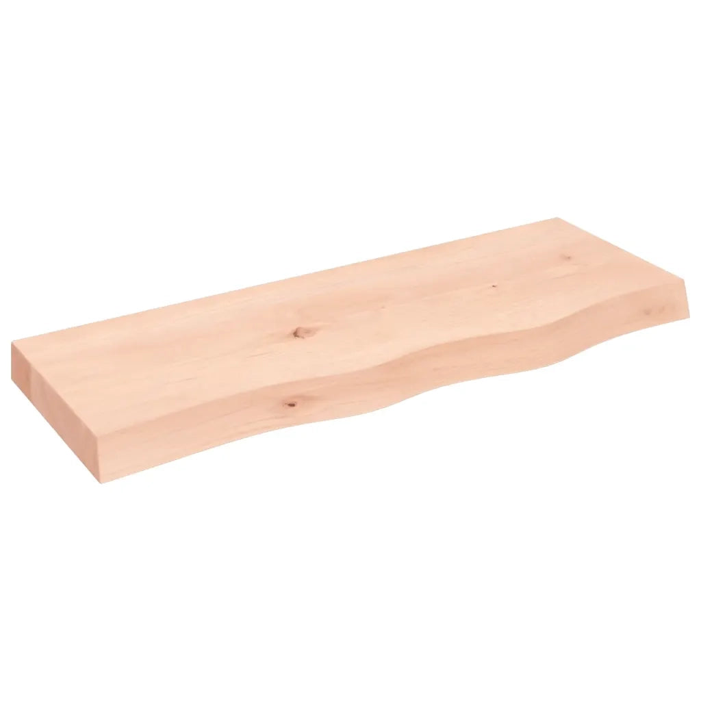 Mensole Parete | Scaffale a Parete | Ripiano a Parete 80x30x(2-6) cm Massello Rovere Non Trattato