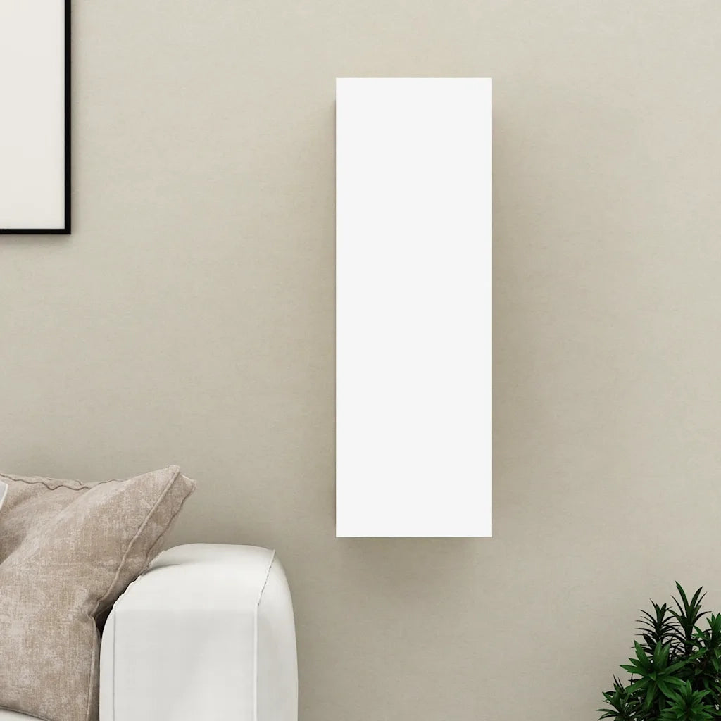 Mobile Porta TV-Credenza per TV Bianco 30,5x30x90 cm in Legno Multistrato