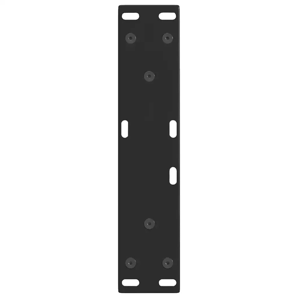 Gambe per Tavolino da Caffè a Forma di V 2 pz Nere 28x(42-43,3) cm Acciaio 4012620