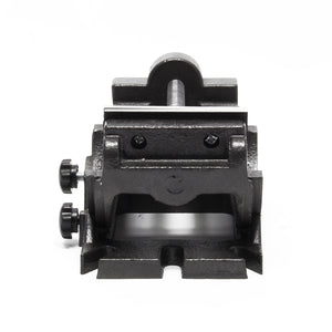 Morsa meccanica di precisione Larghezza ganasce 100 mm Orientabile verticalmente