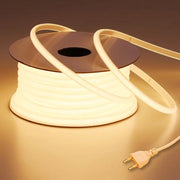 Striscia LED COB a prova d'acqua 220V 20M con 800LM/M Luce Bianco Caldo per Interno e Esterno