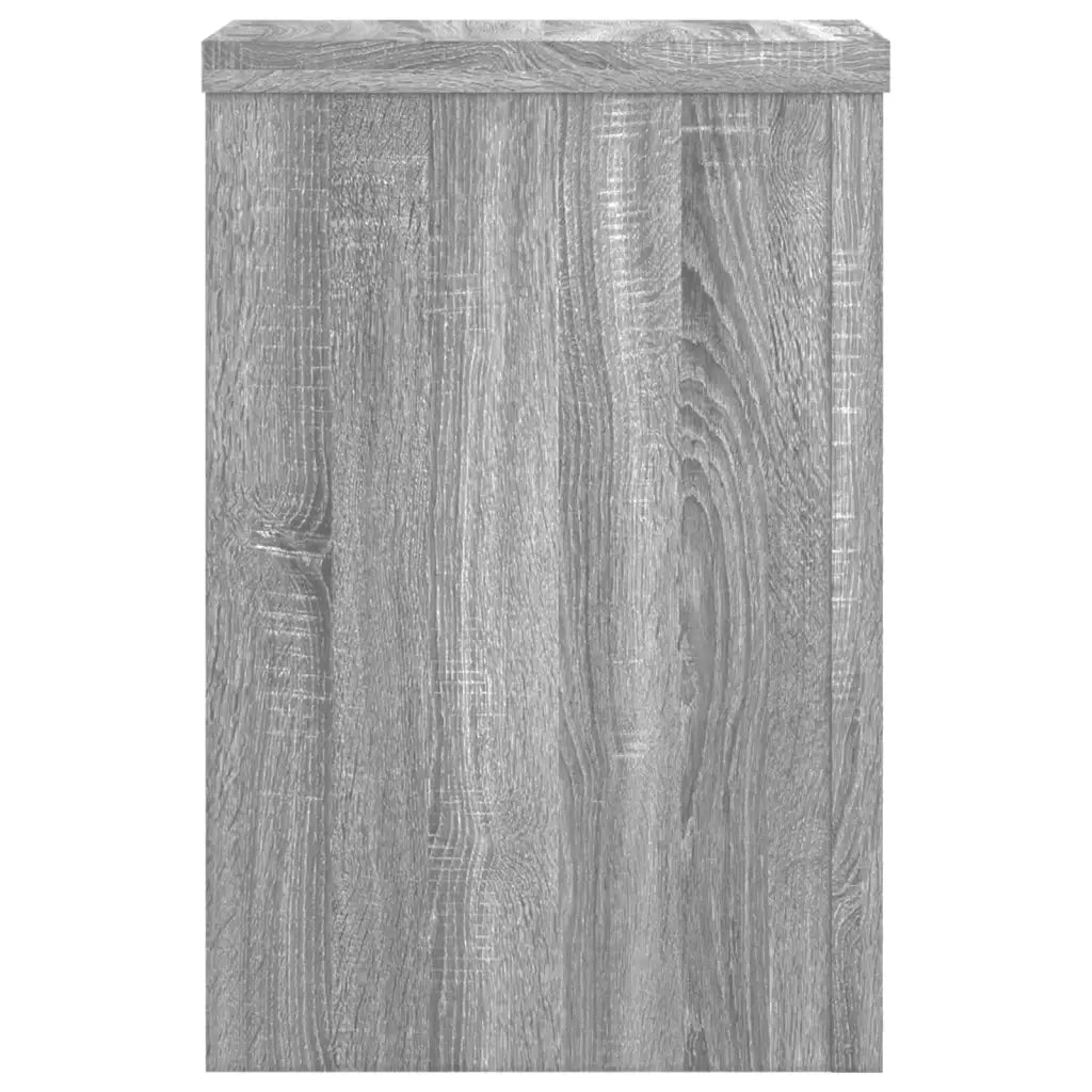 Supporti per Piante 2 pz Grigio 20x20x30 cm in Multistrato 852902