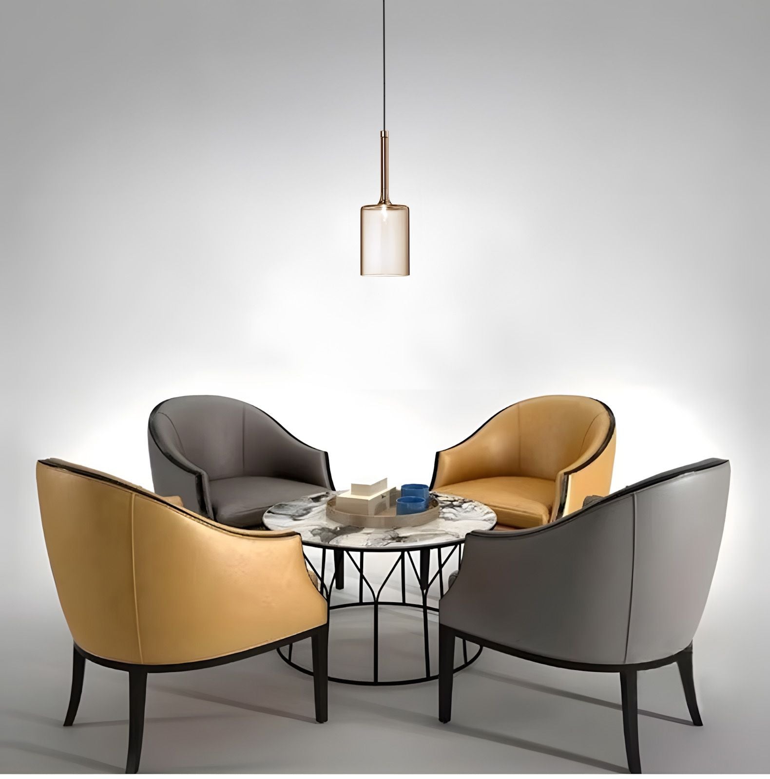 Lampada Da Soffitto APP1699-1CP Amber B