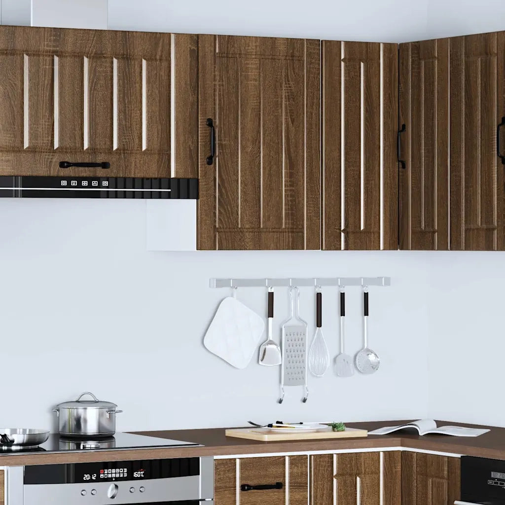Pensile da Cucina Lucca Rovere Marrone in Legno Multistrato