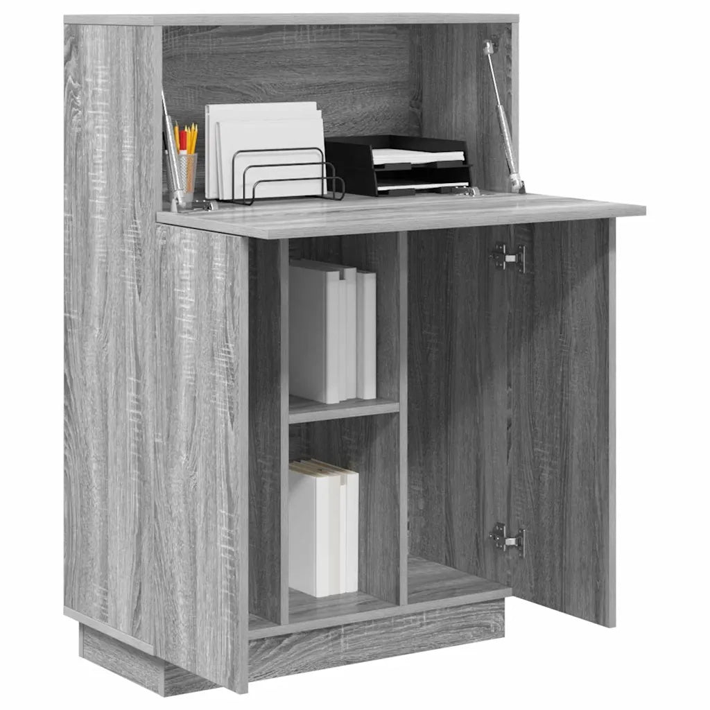 Scrivania Grigio Sonoma Legno ingegnerizzato 869487