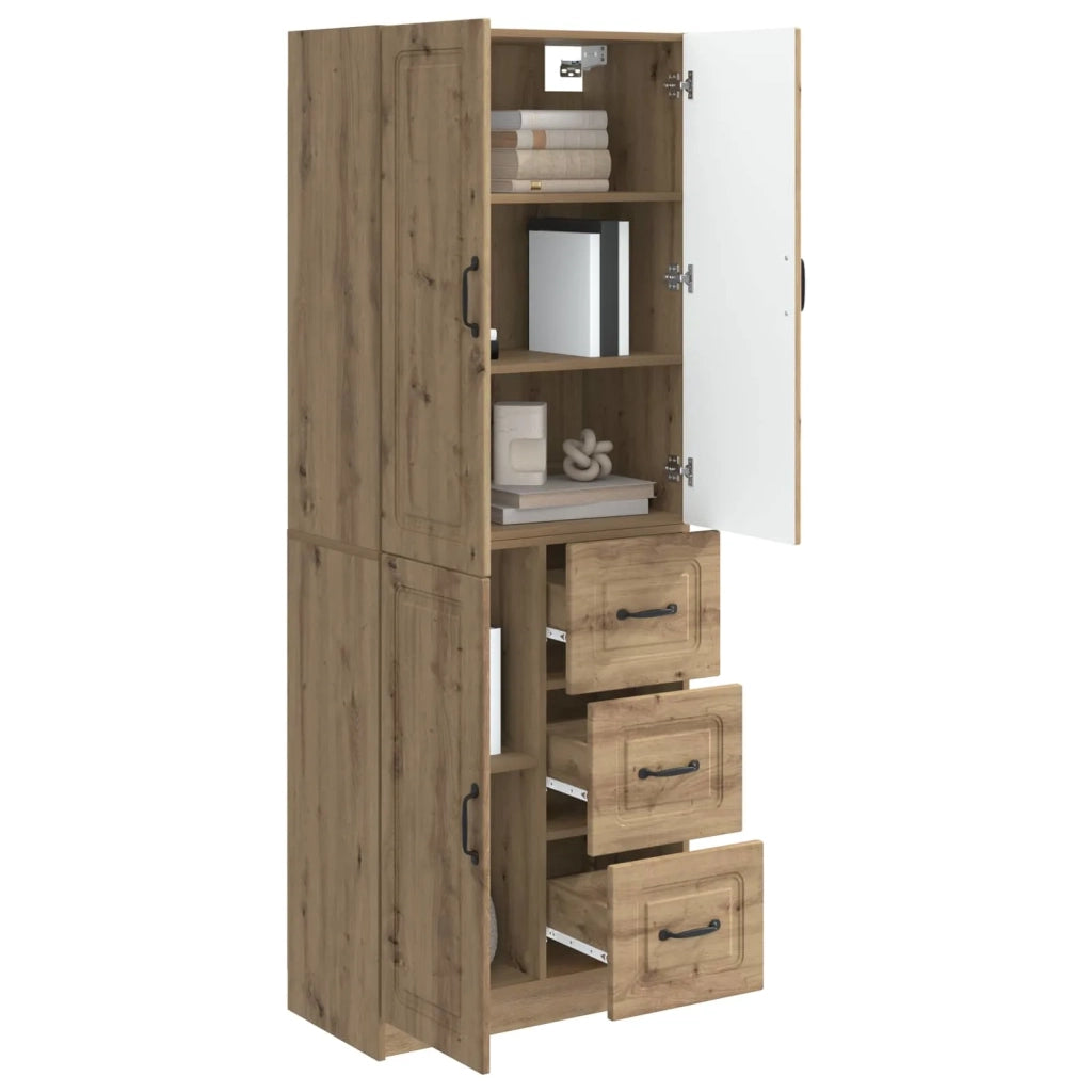Set di armadi 2 pcs Rovere Artigianale Legno ingegnerizzato