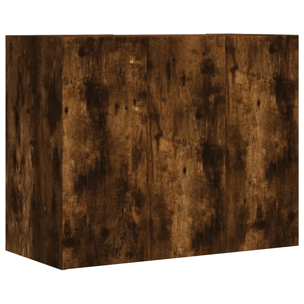 vidaXL Armadietto a Muro Rovere Fumo 75x35x60 cm in Truciolato