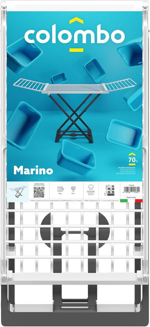 Stendino Stendibiancheria in materiale riciclato antiruggine mod.MARINO COLOMBO