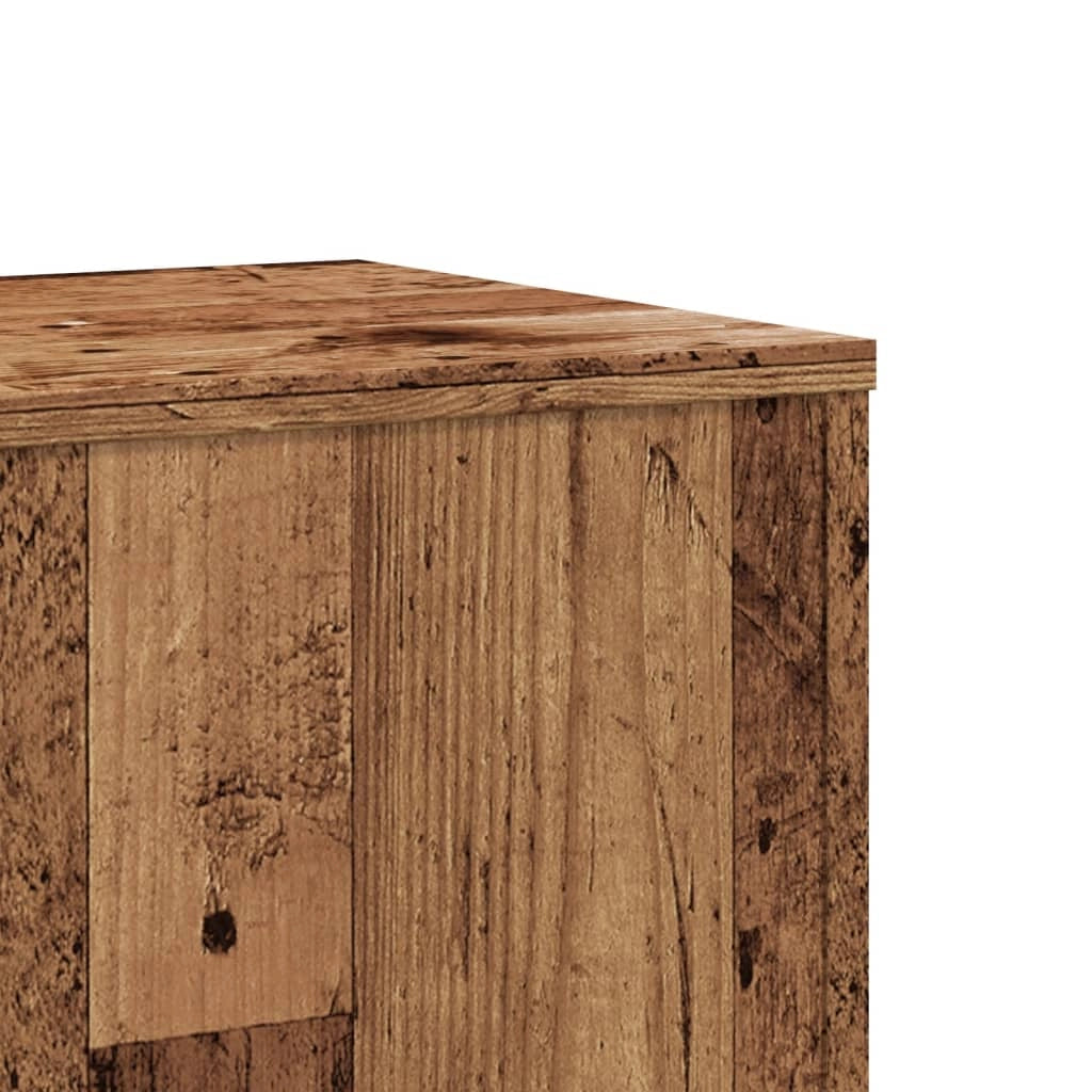 Portavasi mobili per fiori set da 2 legno di recupero legno ingegnerizzato marrone 02_0045371