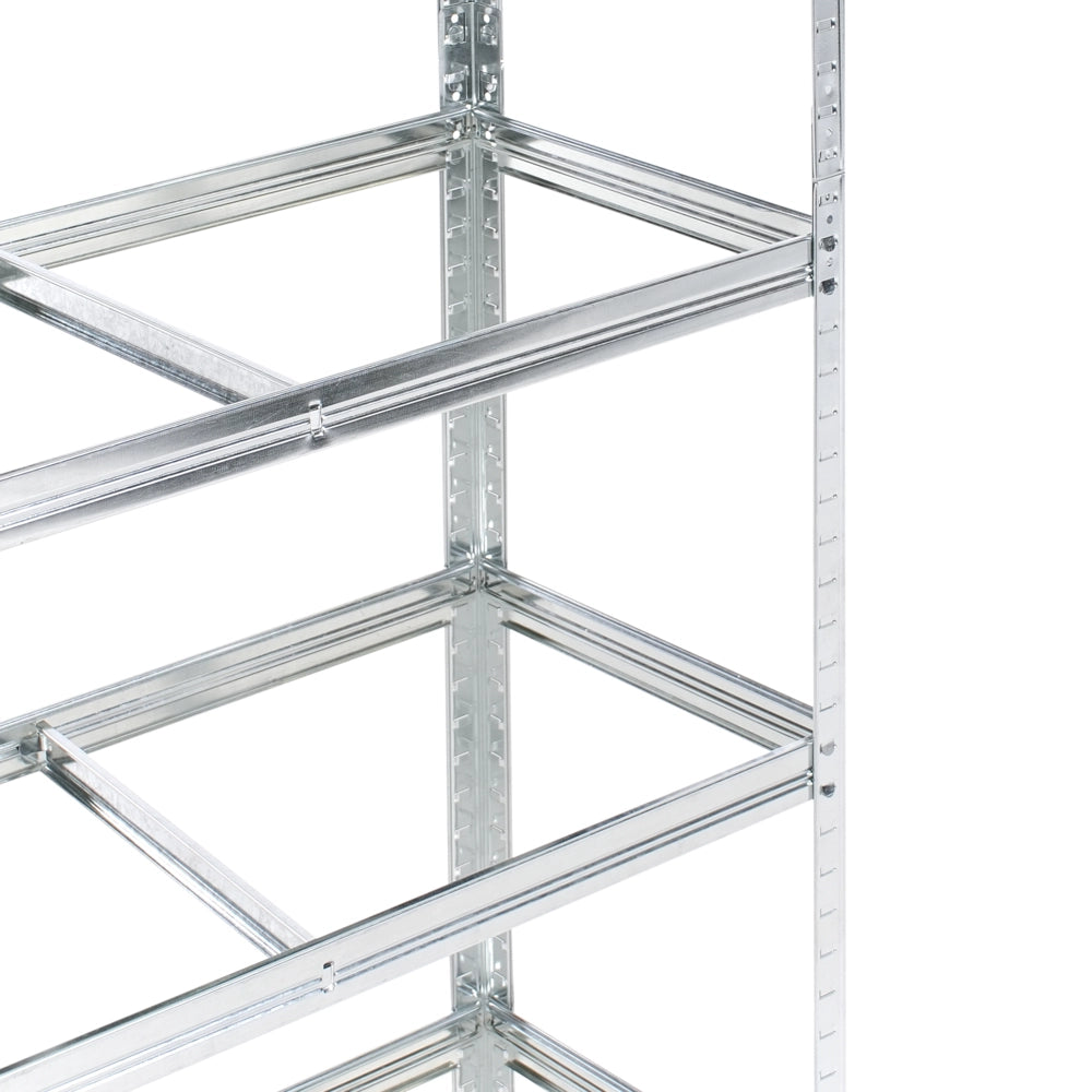 Set di 2 mensole moderne in metallo per giardino portaoggetti da giardino autoportante