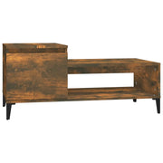 Tavolino da salotto | Tavolino da caff¨¨ | Tavolino da Soggiorno Rovere Fumo 100x50x45 cm Legno Multistrato