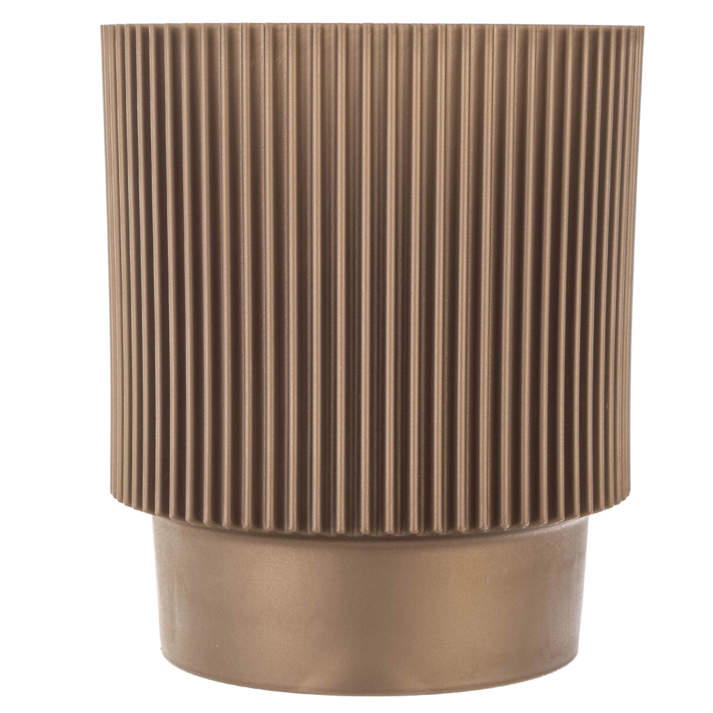 Vaso da fiori KADAX 15 cm, copripianta, vaso da fiori in plastica color oro