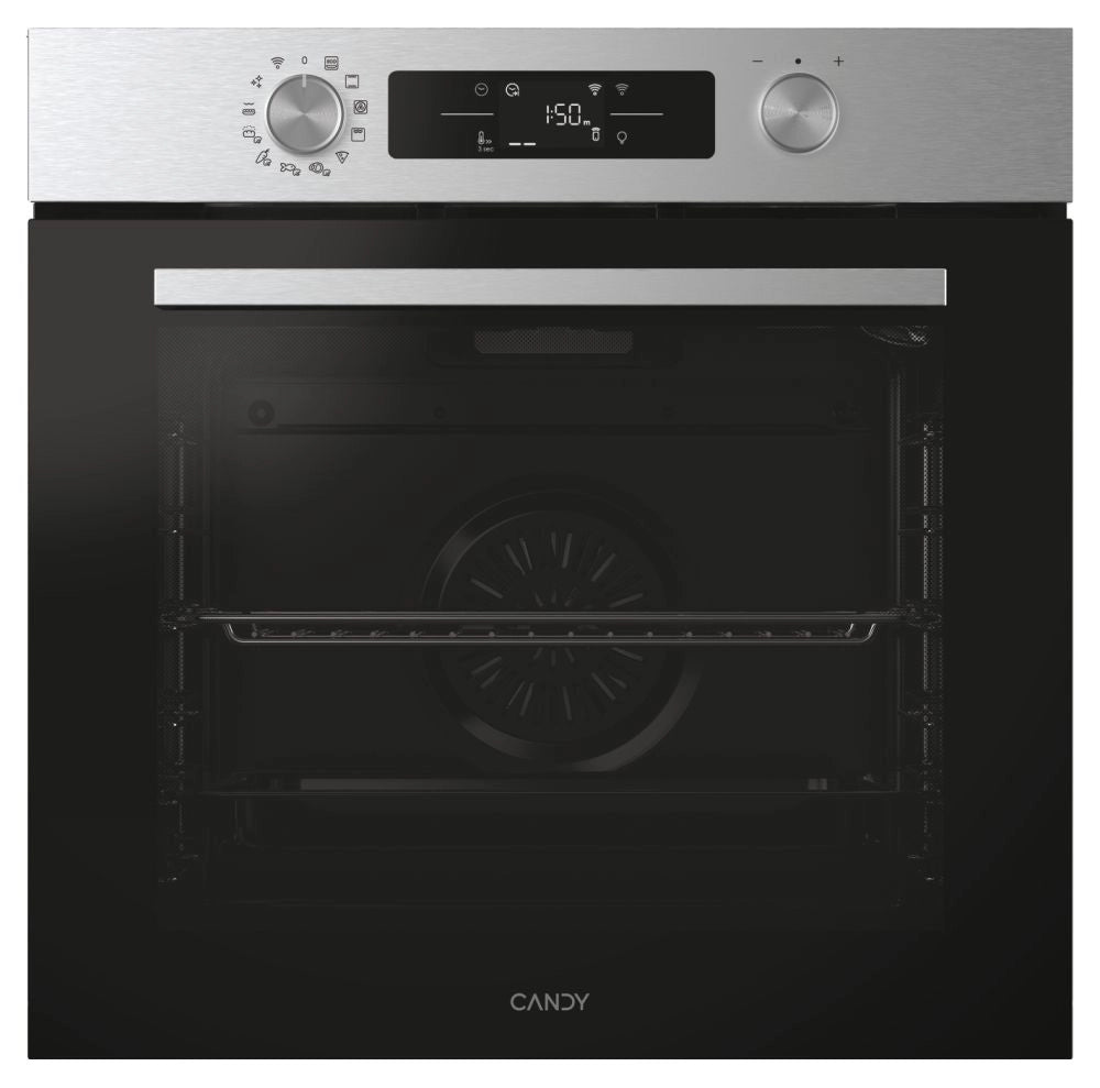 Candy ca6 n5b3eytx 78 l nero, acciaio inox - 33703837