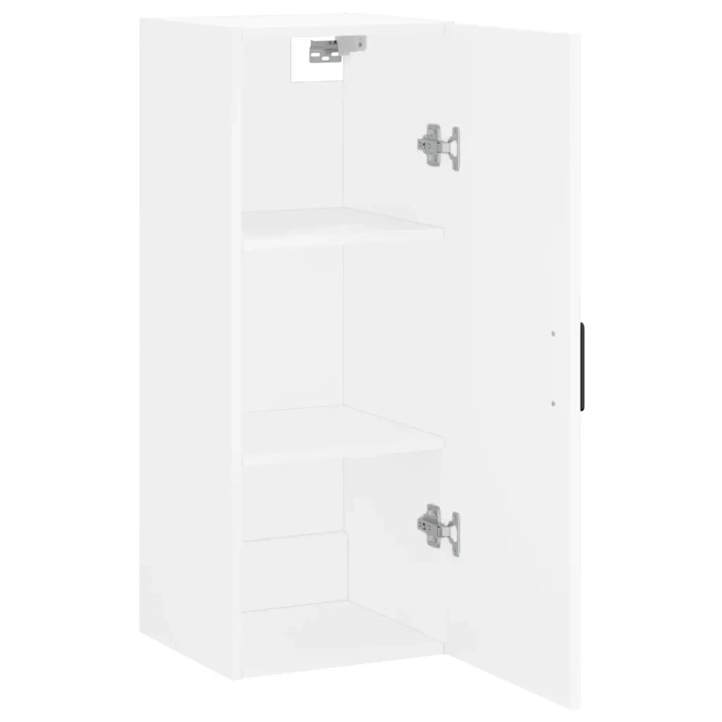 Mobiletto a muro di design pratico e funzionale dimensioni 34,5 x 34 x 90 cm in legno composito bianco codice 02_0048665
