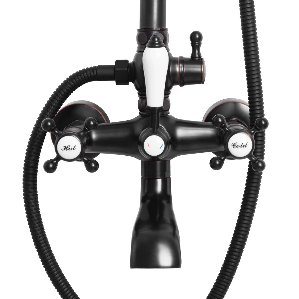 Set Doccia Rea Bergamo Old Black