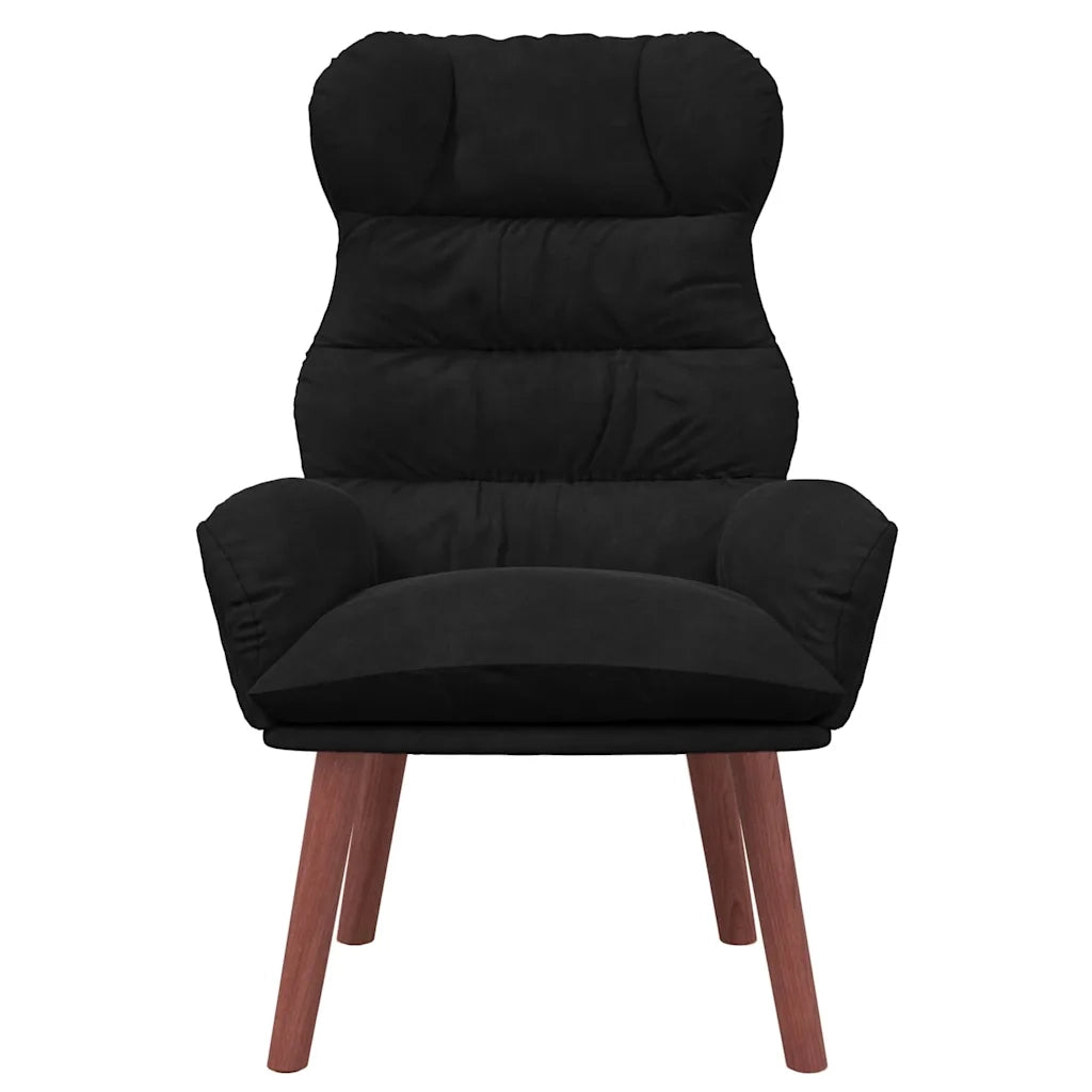 Divano Sedia-Poltrona-Poltroncina Nero 69 x 74 x 93 cm Velluto 943211