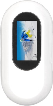Mini-camera per corpo con registrazione audio e video - Camera senza fili - Borsa di camera - Registrazione video portatile - Mini-camera per vlog - Azione per viaggi e sport - 128 GB espandibile - Bianco.