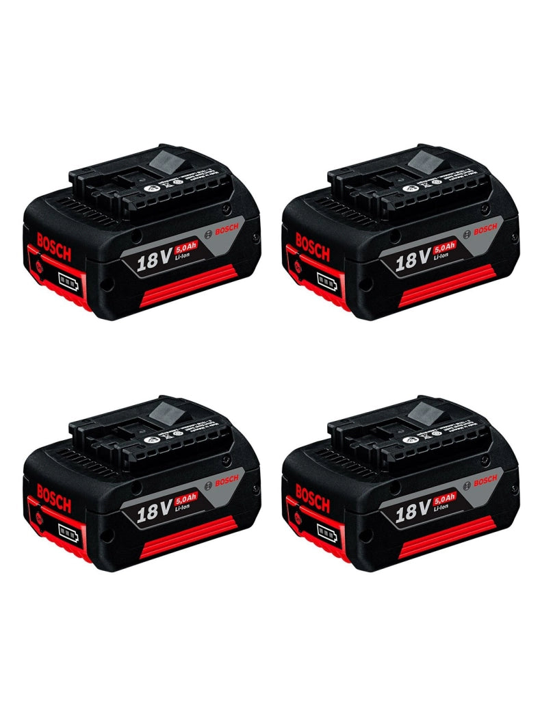 Pack da 4 baterías BOSCH GBA (18V - 5,0 Ah)